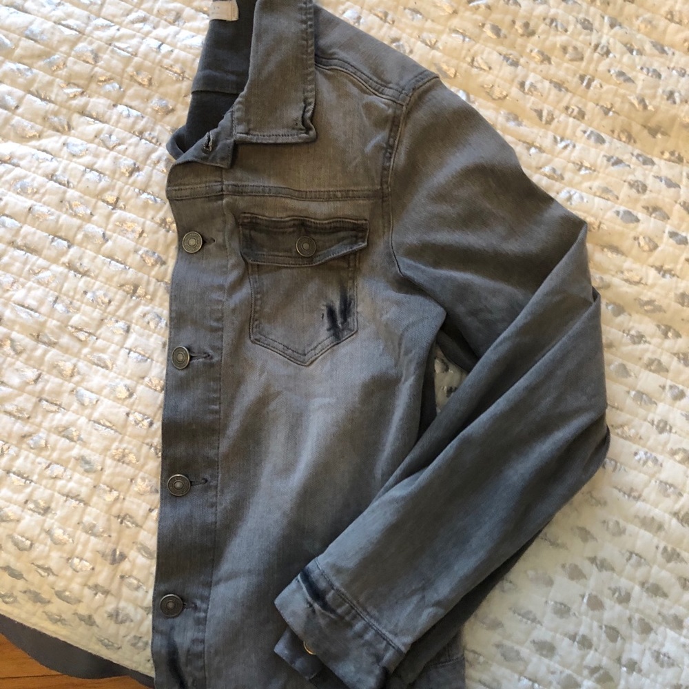 ALLSAINTS GRAY DENIM JACKET